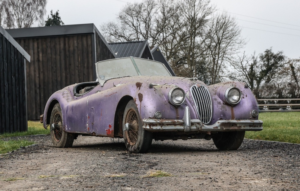 1956 JAGUAR XK140 OTS 'ROADSTER' Registration Number: UK taxes paid Chassis Number: S812776 Recorded