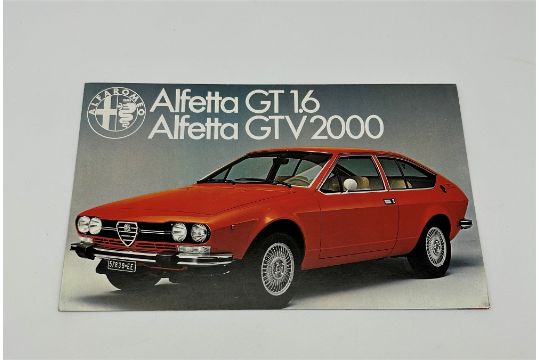 SELECTION OF 1970S TO 1990S ALFA-ROMEO BROCHURES Covering:   Alfa-Romeo GT 1.6 and GTV2000 - Image 51 of 64