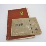 FERRARI 275, 330 GT, 330 GTC PARTS BOOK, 275 SPECIFICATIONS BOOK Parts catalogue for Ferrari