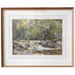 JAMES JACKSON CURNOCK (1839-1892) RIVER SCENE WATERCOLOUR ON PAPER, signed and indistinctly titled
