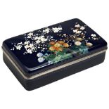 A FINE JAPANESE CLOISONNE BOX AND COVER MARK OF ANDO WORKSHOPS, MEIJI PERIOD (1868-1912) worked in