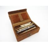 A GROUP OF SIX PROPELLING PENCILS, the lot comprised of a gold turquoise set pencil, an S. Mordan