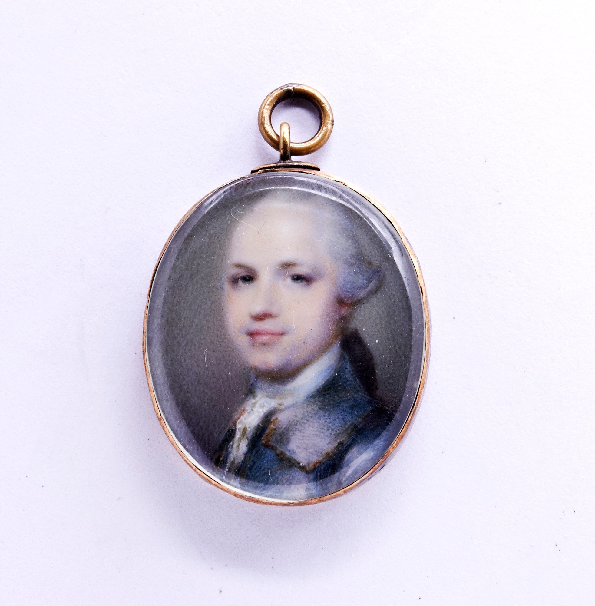 ATTRIBUTED TO JEREMIAH MEYER, LATE 18TH CENTURY, PORTRAIT MINIATURE OF A GENTLEMAN mounted in a
