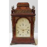 A IMPRESSIVE GEORGE III MAHOGANY TRIPLE FUSEE BRACKET CLOCK, by John Scott, London,