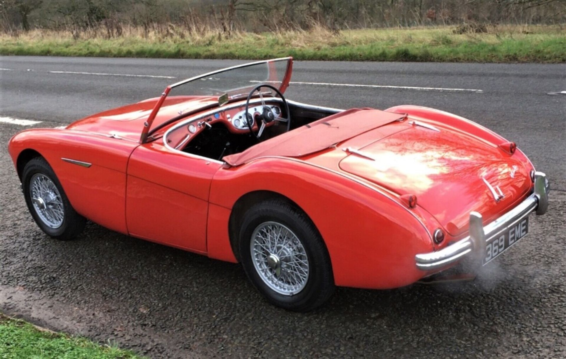 1955 AUSTIN-HEALEY 100/4 Registration Number: 369 EME  Chassis Number: BN1/223234 Recorded - Image 4 of 10