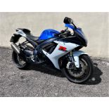 2013 SUZUKI GSX-R 750 L1 Registration Number: WN13 RRY Frame Number: TBA Recorded Mileage: 10,667