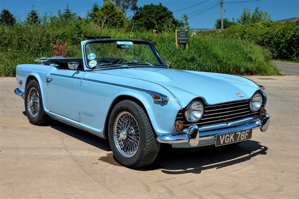 1968 TRIUMPH TR5 Registration Number: VGF 78F Chassis Number: CP/2266 Recorded Mileage: 22,580 miles