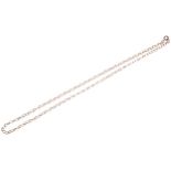 A 9CT GOLD BELCHER CHAIN Hallmarked for 9 carat Total weight 18.8gms 59cm long