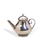 A MINIATURE TEAPOT, DAVID CLAYTON LONDON C.1720. An early 18th century style toy teapot with a domed