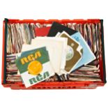 7 INCH SINGLES, APPROXIMATELY 350, various artists spanning the 1950s- 1990s including pop,