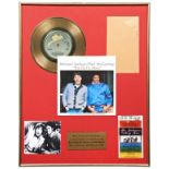 MICHAEL JACKSON AND PAUL MCCARTNEY, A SIGNED MENU FROM THE BRITISH RECORD INDUSTRY AWARDS DINNER