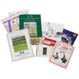 VARIOUS TENNIS EPHEMERA INCLUDING TWO WIMBLEDON PROGRAMMES and tickets for 2001 and 2002 and other