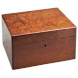 A DUNHILL WALNUT HUMIDOR USED BY LEW GRADE to keep his trademark Montecristos in prime condition,