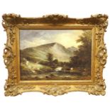 ATTRIBUTED TO ALFRED VICKERS (1786-1868), signed and dated lower left, oil painting on canvas of