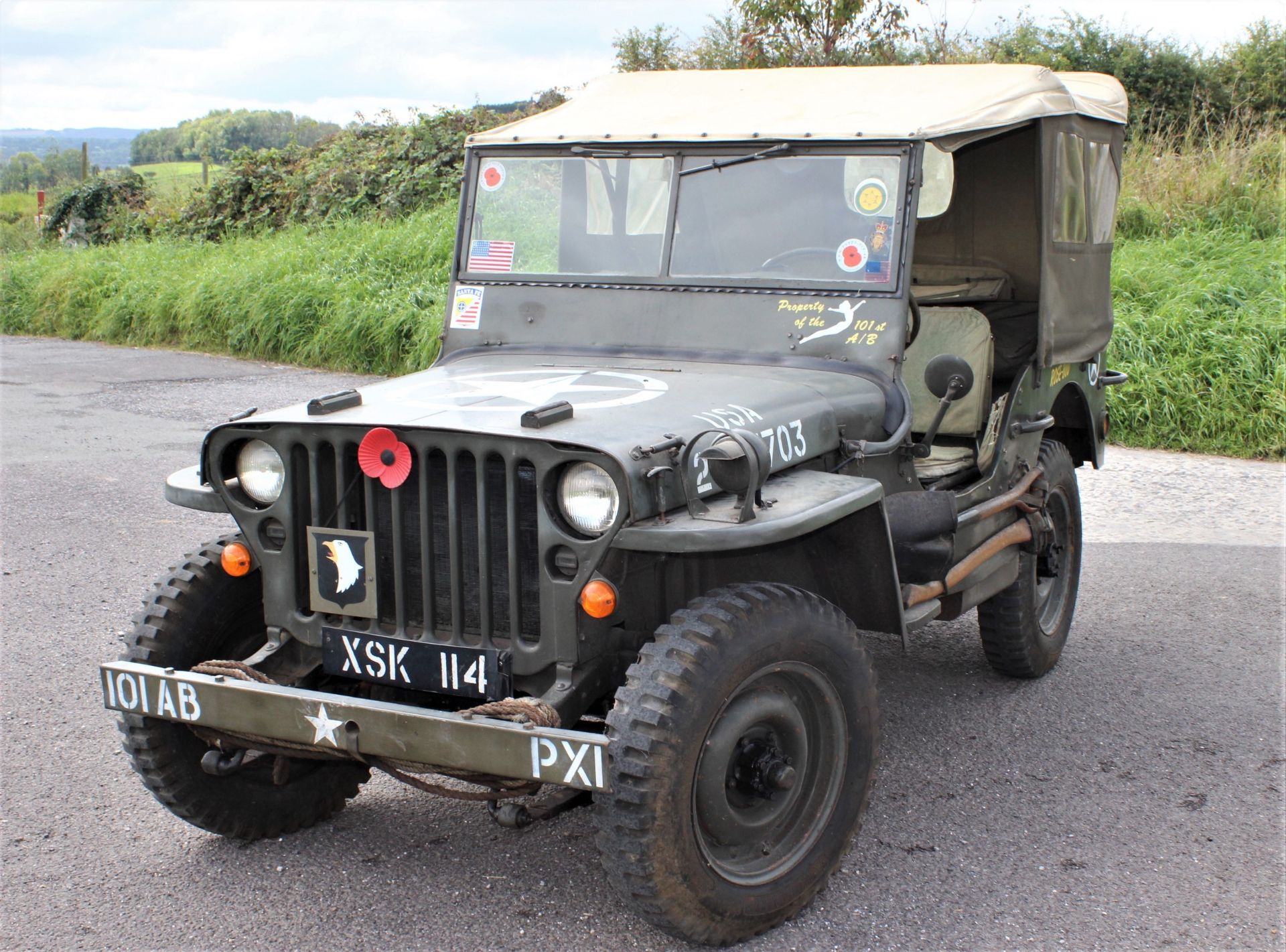1942 FORD GPW JEEP Registration Number: XSK 114 Chassis Number: 76230 The Ford GPW (commonly known - Bild 3 aus 14