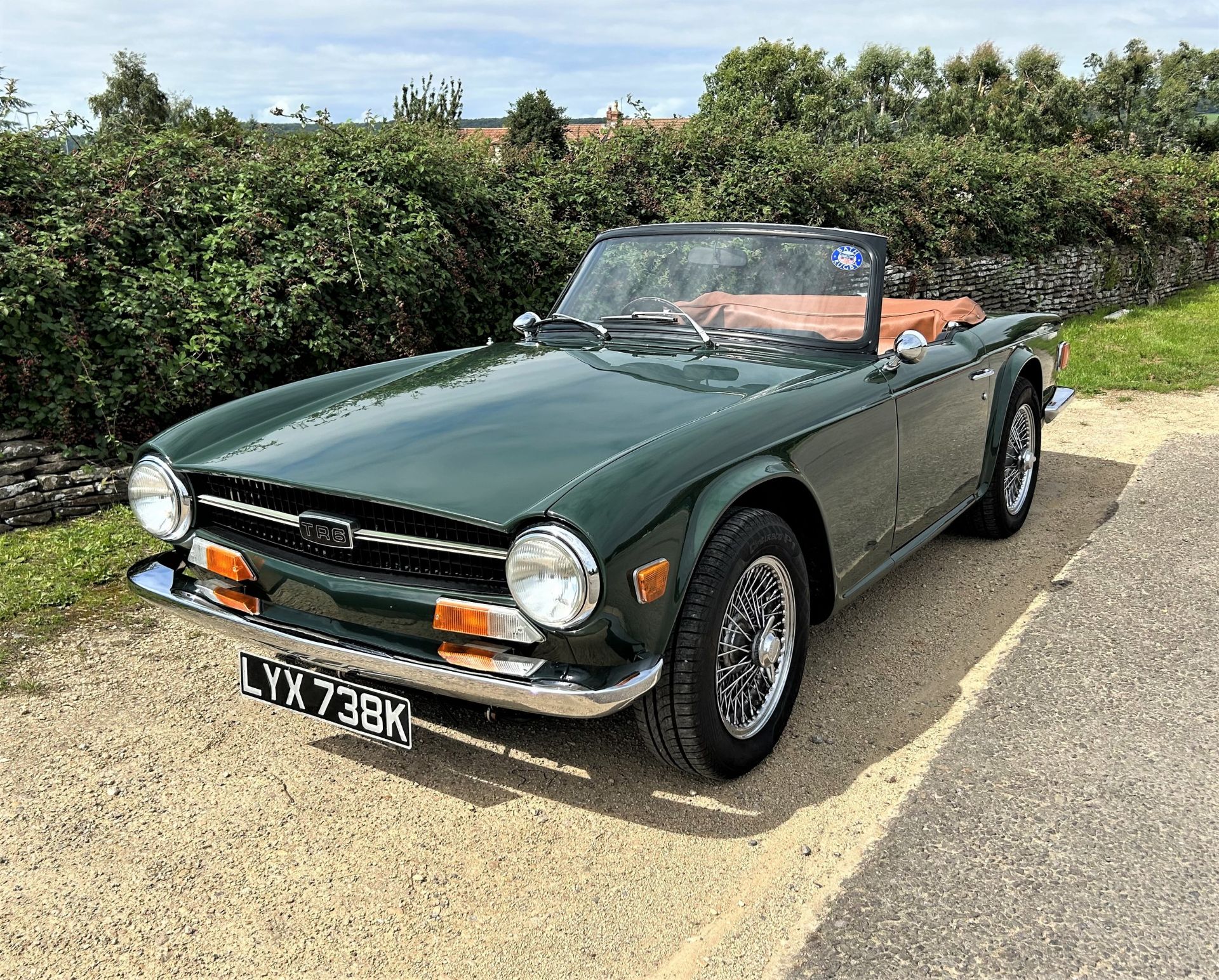 1971 TRIUMPH TR6 Registration Number: LYX 738K Chassis Number: CP54550-0 - UK-delivered, 150bhp - Image 31 of 33
