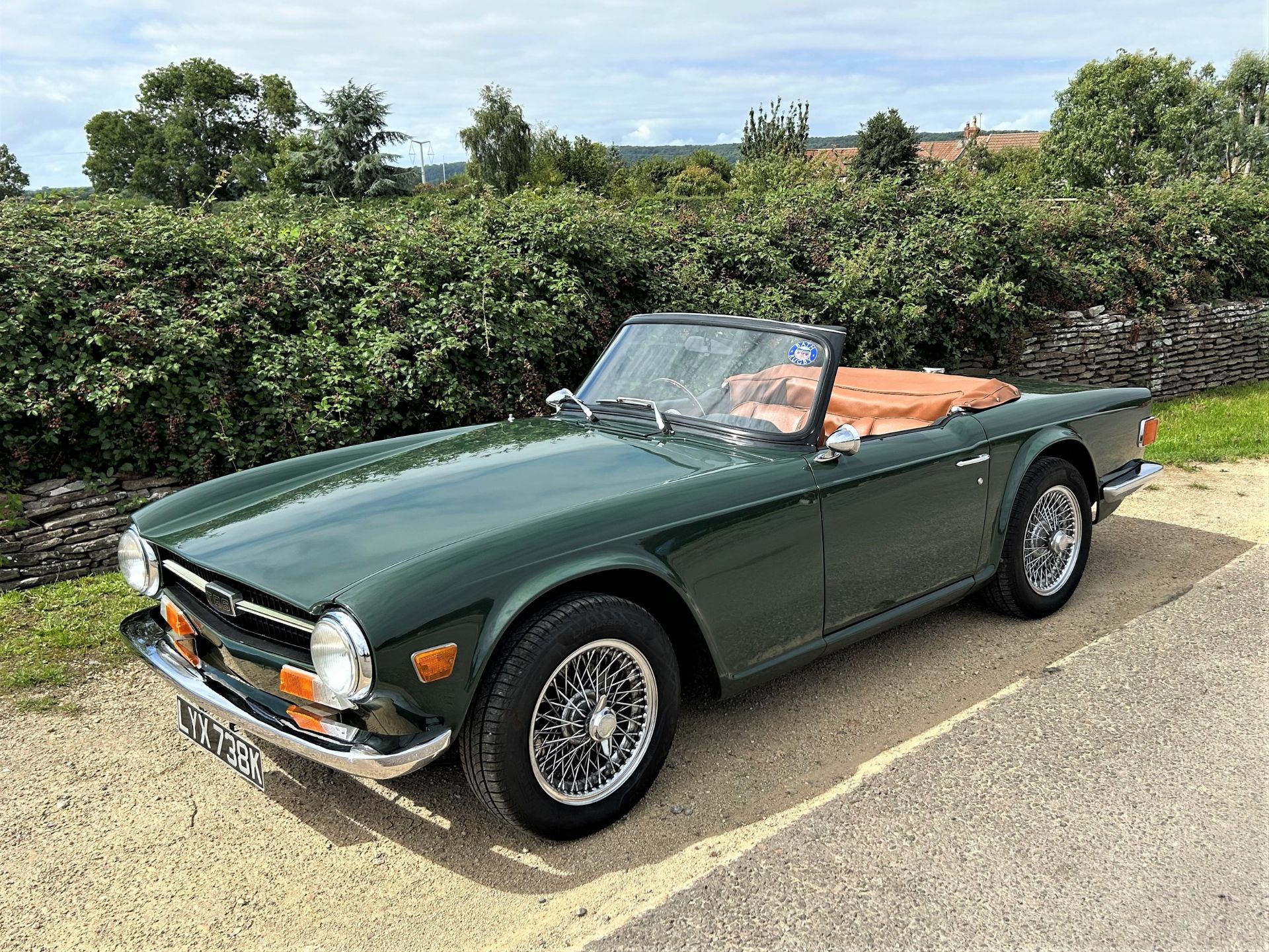 1971 TRIUMPH TR6 Registration Number: LYX 738K Chassis Number: CP54550-0 - UK-delivered, 150bhp - Image 29 of 33