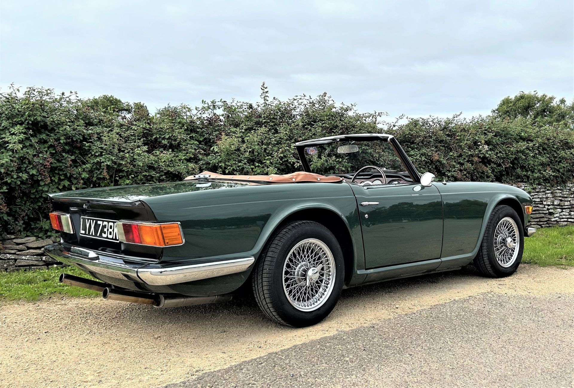 1971 TRIUMPH TR6 Registration Number: LYX 738K Chassis Number: CP54550-0 - UK-delivered, 150bhp - Image 4 of 33