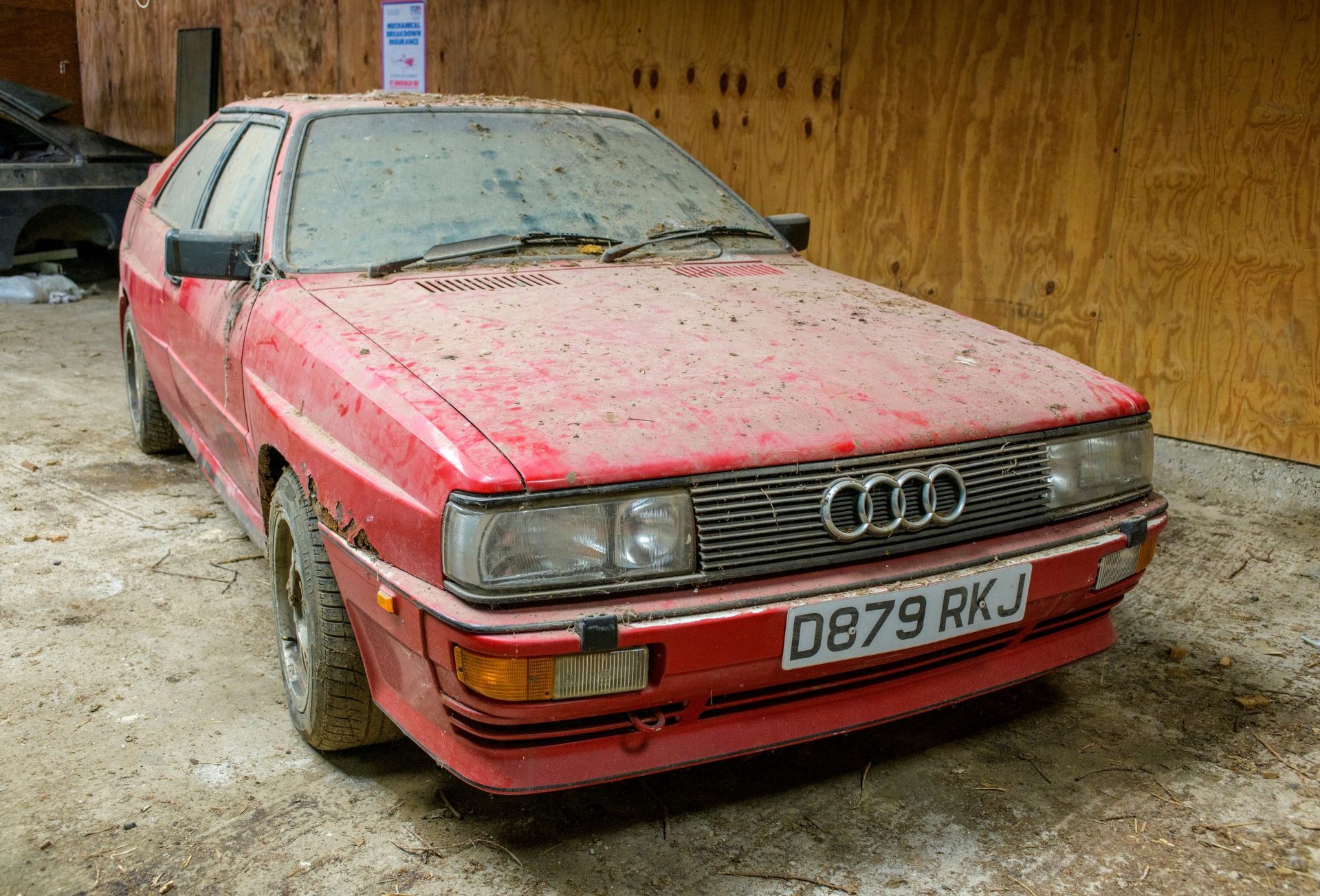 1986 AUDI QUATTRO Registration Number: D879 RKJ Chassis Number: WAUZZZ85ZHA900226 A product that