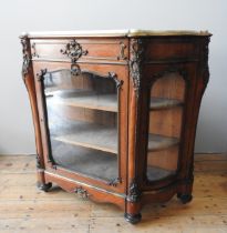 AN EARLY 19TH CENTURY WALNUT CREDENZA