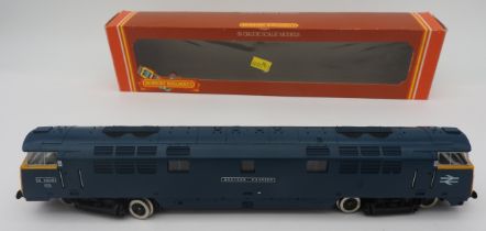 HORNBY RAILWAYS R778 "WESTERN HARRIER", CLASS 52 in BR blue livery with cab details. Excellent