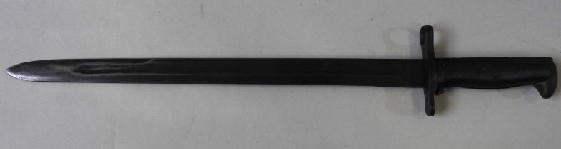 AN AMERICAN SECOND WORLD WAR UOS BAYONET, CIRCA 1942, manufactured by Union Fork & Hoe, black