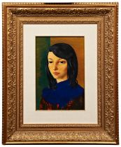 MOISE KISLING (1891-1953) 'L'ARLESIENNE' oil on canvas, signed in upper right section, reference