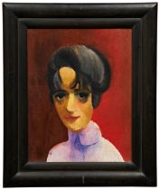 MOISE KISLING (1891-1953) 'PORTRAIT' (1917) oil on canvas, signed in lower left corner, with