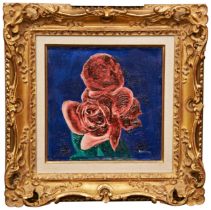 MOISE KISLING (1891-1953) 'ROSES' oil on canvas, signed in lower right corner, Christie's