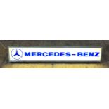 1960S MERCEDES-BENZ DEALERSHIP LIGHTBOX c.150cm in length.