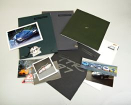 MCLAREN F1/LM/GTR - A SELECTION OF ORIGINAL PRESS MATERIAL Customer direct mail piece for the 1996
