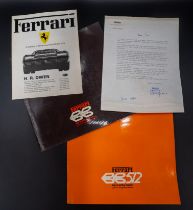 TWO FERRARI BB512 BROCHURES 1976 - Ferrari 512 BB in Italian, French and English. Includes colour