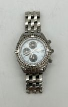 BREITLING B13048 CHRONOGRAPH WATCH 38mm case, serial number B13048.135999.  Stainless steel with