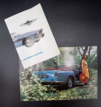 TWO 1960S ASTON MARTIN BROCHURES 1964 Aston-Martin DB5 Volante - colour image with black/white