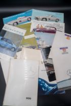 SEVERAL 1950S-70S MERCEDES-BENZ BROCHURES Covering the following models: 300SL Gullwing 300SL