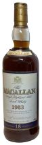 THE MACALLAN 1983 (18Y/O) SHERRY OAK JEREZ **PLEASE NOTE: THIS AUCTION IS IN HONG KONG. Please refer