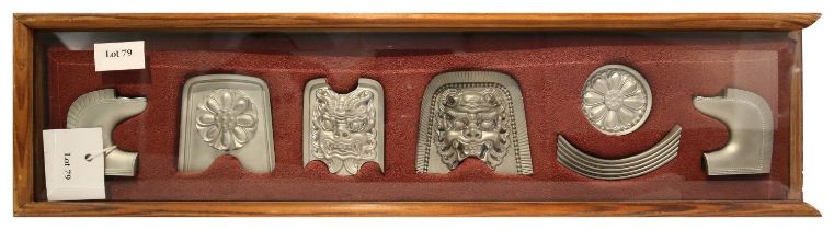 A CHINESE CASED SET OF LUCKY CHARMS **PLEASE NOTE: THIS AUCTION IS IN HONG KONG. Please refer to