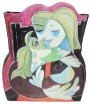 ARTIS ORBIS GOEBEL PICASSO COLLECTION, arts vase, decorated, 17cm high **PLEASE NOTE: THIS AUCTION