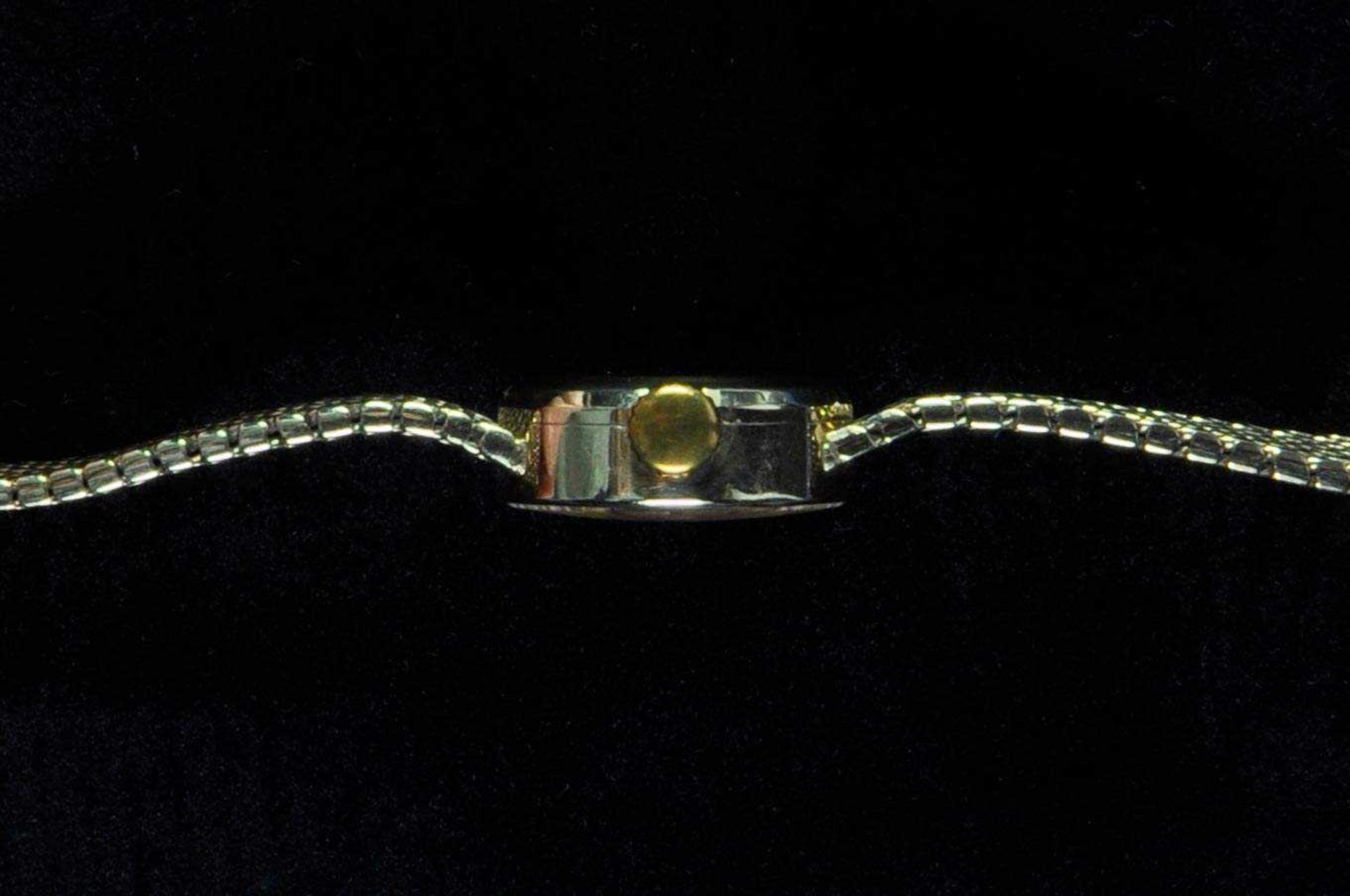 Zentra Disett Damenarmbanduhr. Ca. 17,2mm, 585er Gelbgold, Handaufzug. Länge ca. 18 cm, Gesamtgewich - Bild 6 aus 8