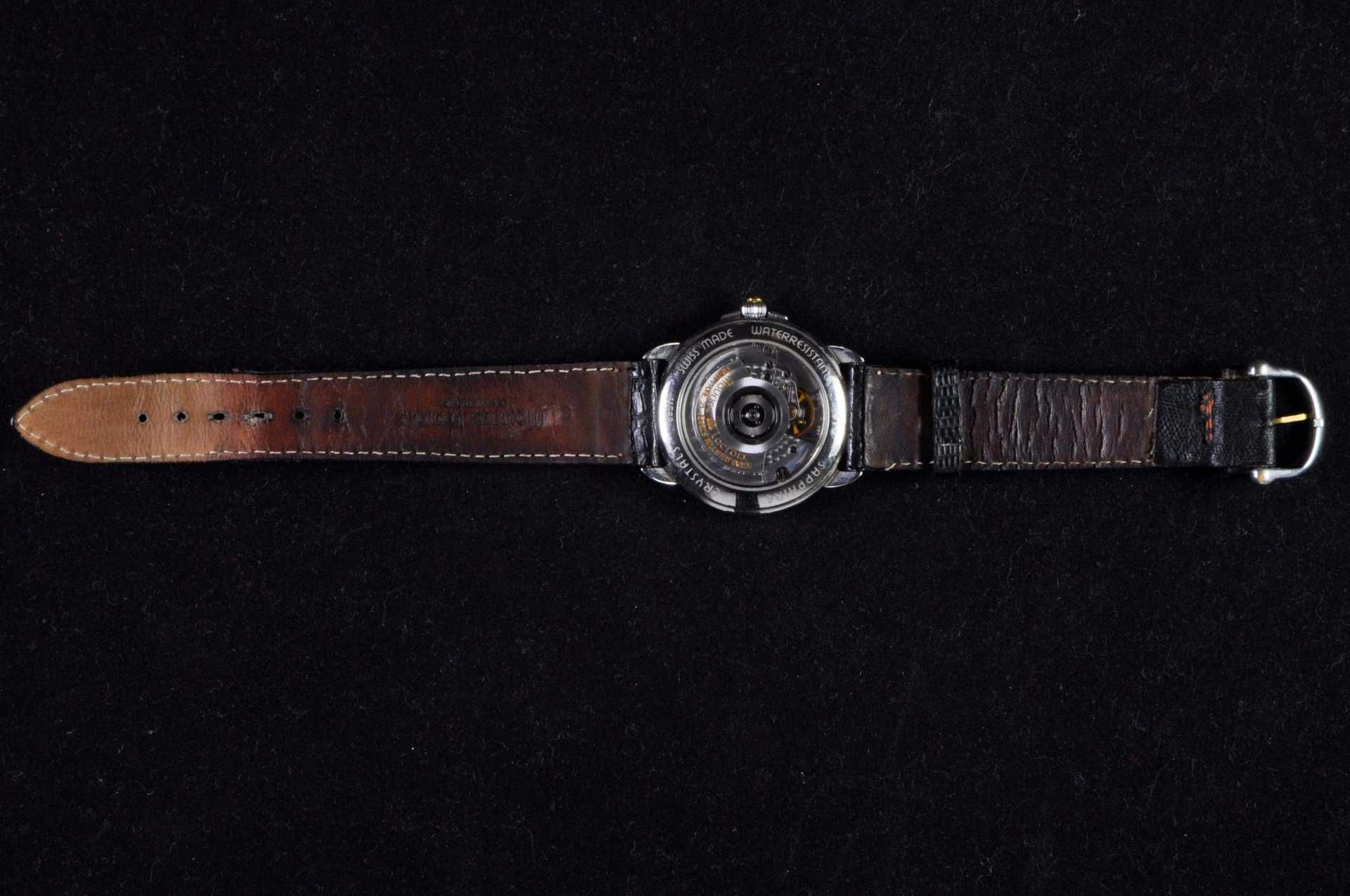 Maurice Lacroix Armbanduhr. Ca. 36mm, Edelstahl/750er Gold, Automatik, dekoriertes Ankerwerk, Kalibe - Bild 3 aus 9