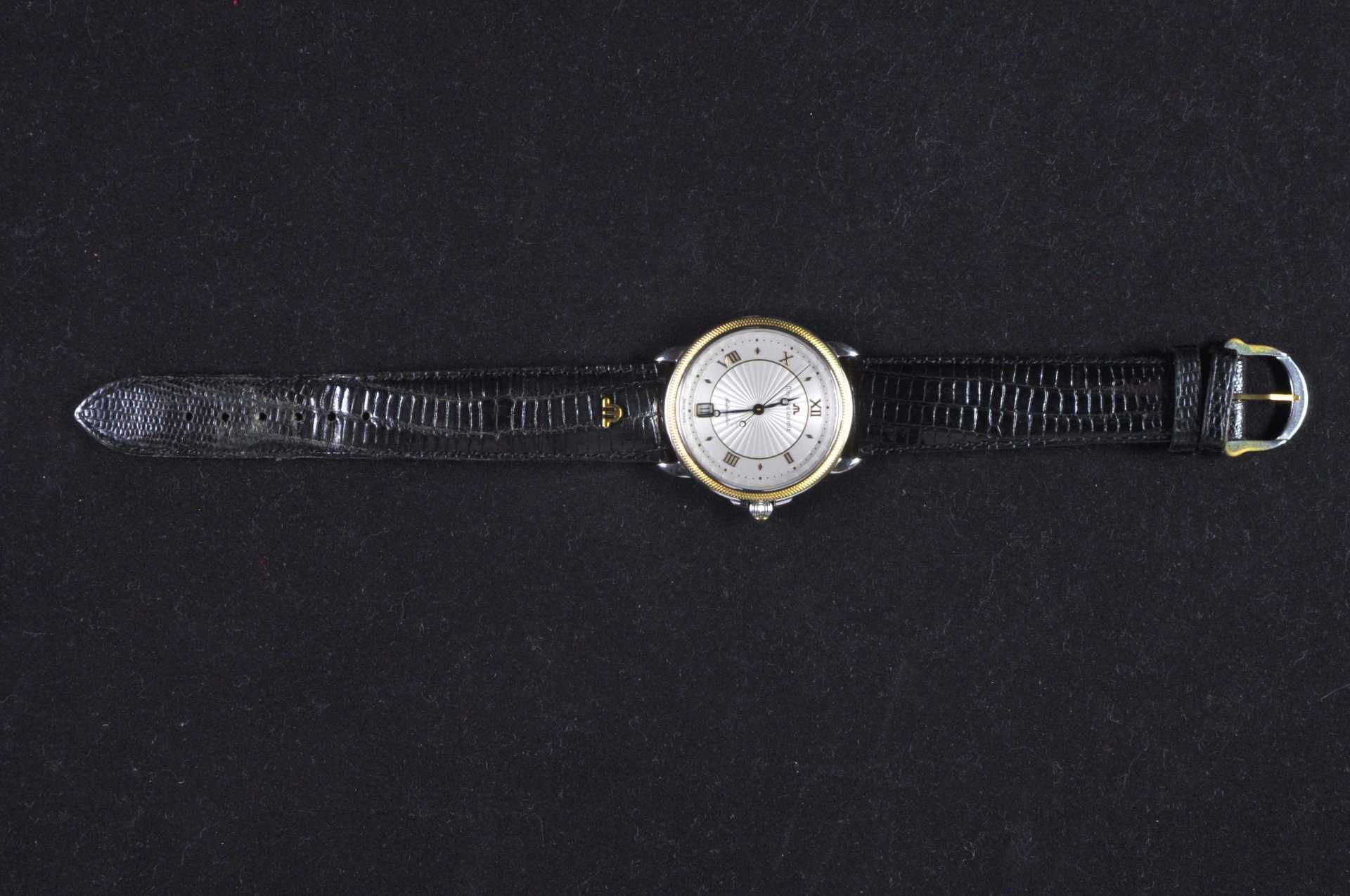 Maurice Lacroix Armbanduhr. Ca. 36mm, Edelstahl/750er Gold, Automatik, dekoriertes Ankerwerk, Kalibe - Bild 2 aus 9