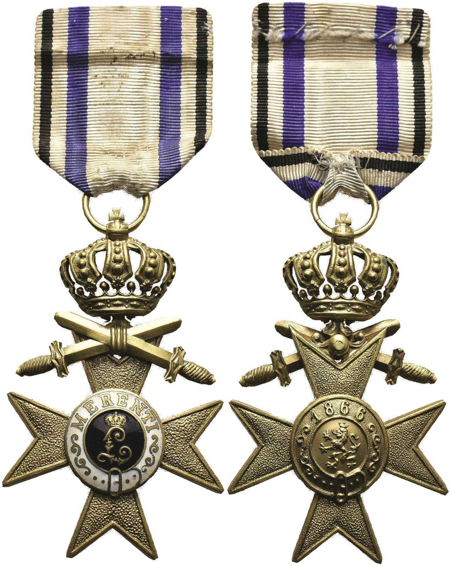 Bayern, Militär-Verdienstkreuz des MVO (1866-1921), 3. Form (1913-1921), Militär-Verdienstkreuz 1. K