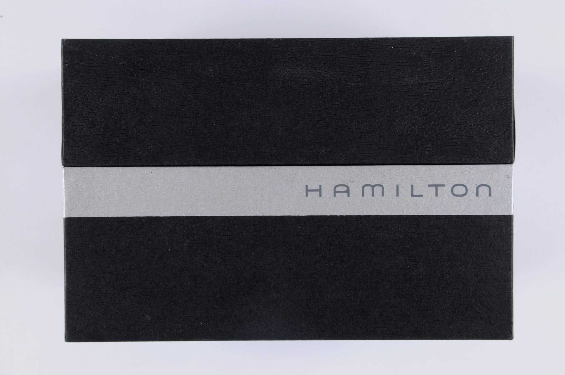 Hamilton Jazzmaster Open Secret Herren Chronograph. Ca. 44m, Edelstahl, Automatik, Kaliber Valjoux 7 - Bild 3 aus 6