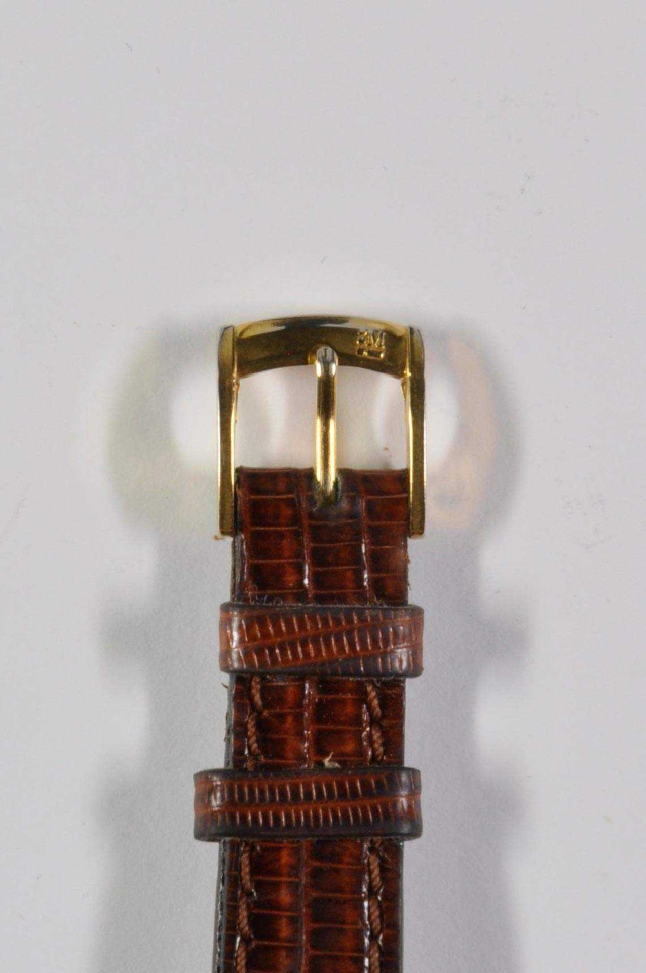 Maurice Lacroix Damenarmbanduhr. Ca. 25,3mm, Referenznr.: 85408. Rundes Gehäuse, 750er Gelbgold, Ori - Bild 6 aus 7