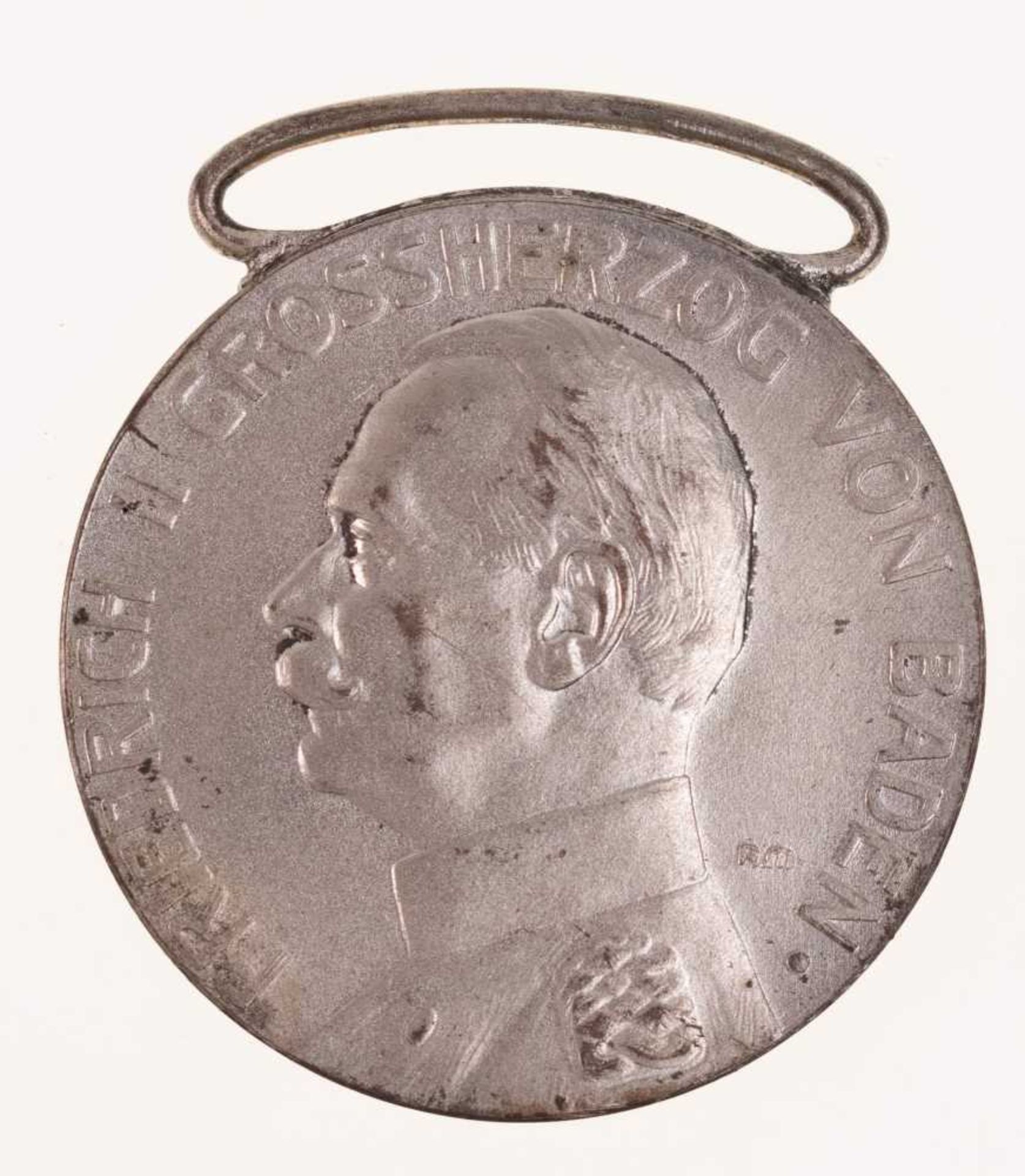 Baden, silver Medal for Merit (12916-1918), Friedrich II., iron silver-plated, OEK 215, condition 2-
