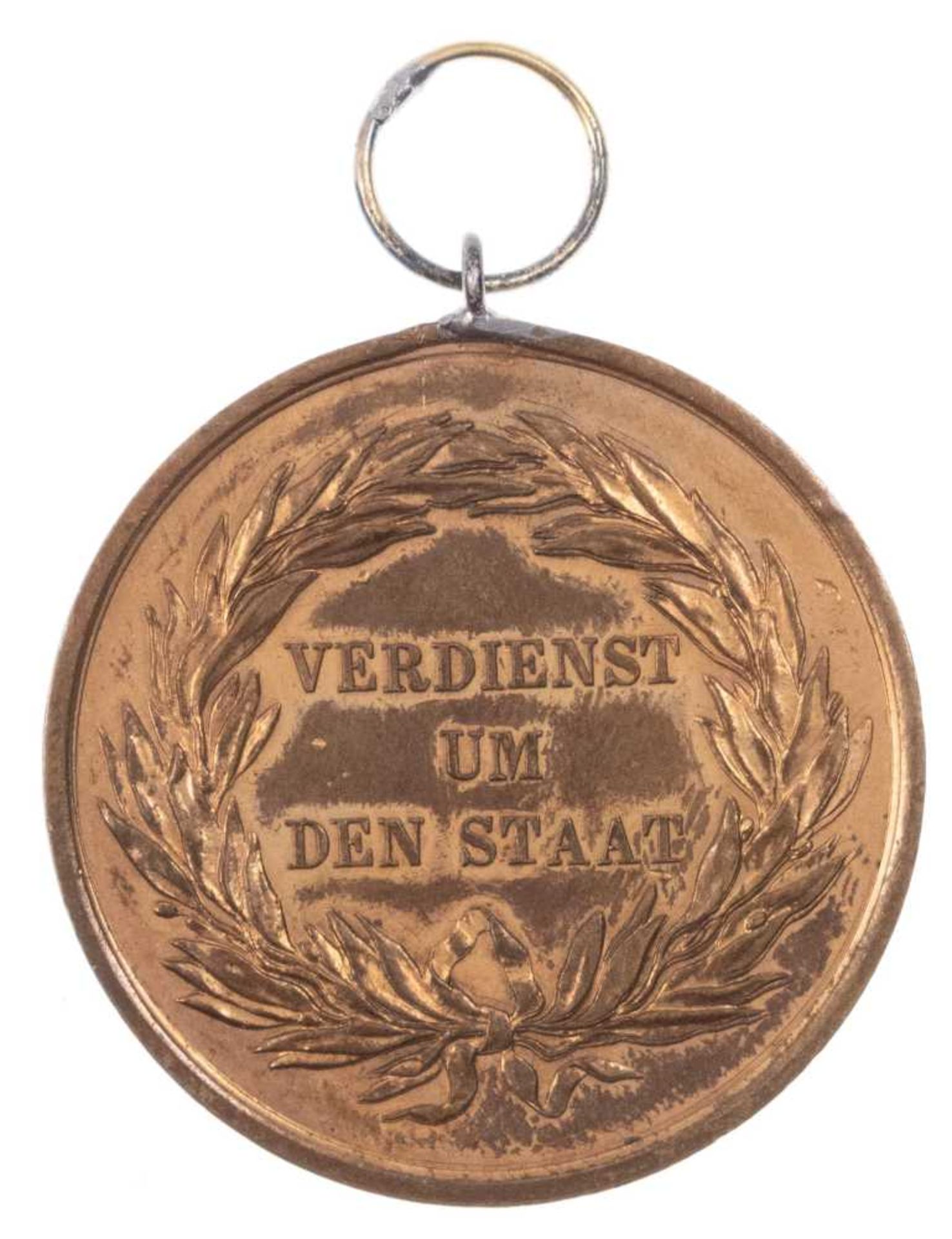 Preußen, Allgemeines Ehrenzeichen in Bronze (1912-1918), Bronze, OEK 1843, Zustand 2. - Bild 2 aus 2