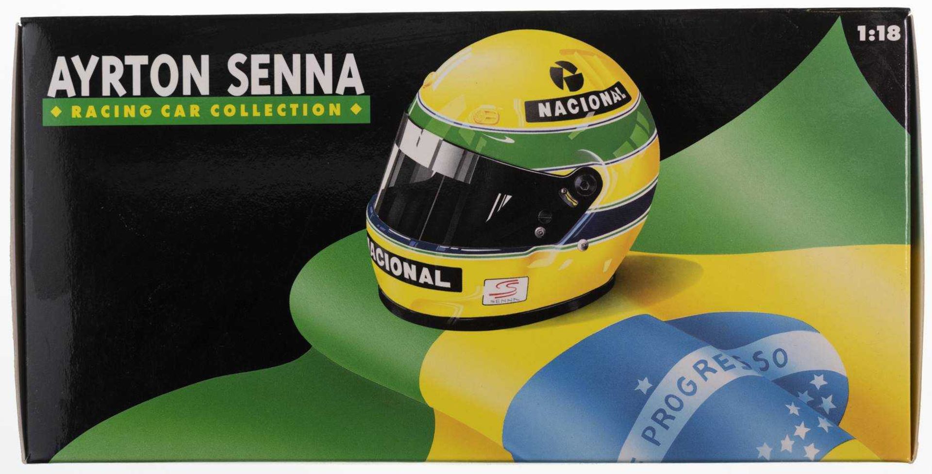 Maltese cross Lares MP4 / 4 Ayrton Senna World champion 1988, Minichamps 540881812, original packagi - Image 4 of 4