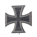 Prussia, Iron Cross 1914, 1. Class, flat form, on needle \\S-W\\ for the company Sy & Wagner Berlin,