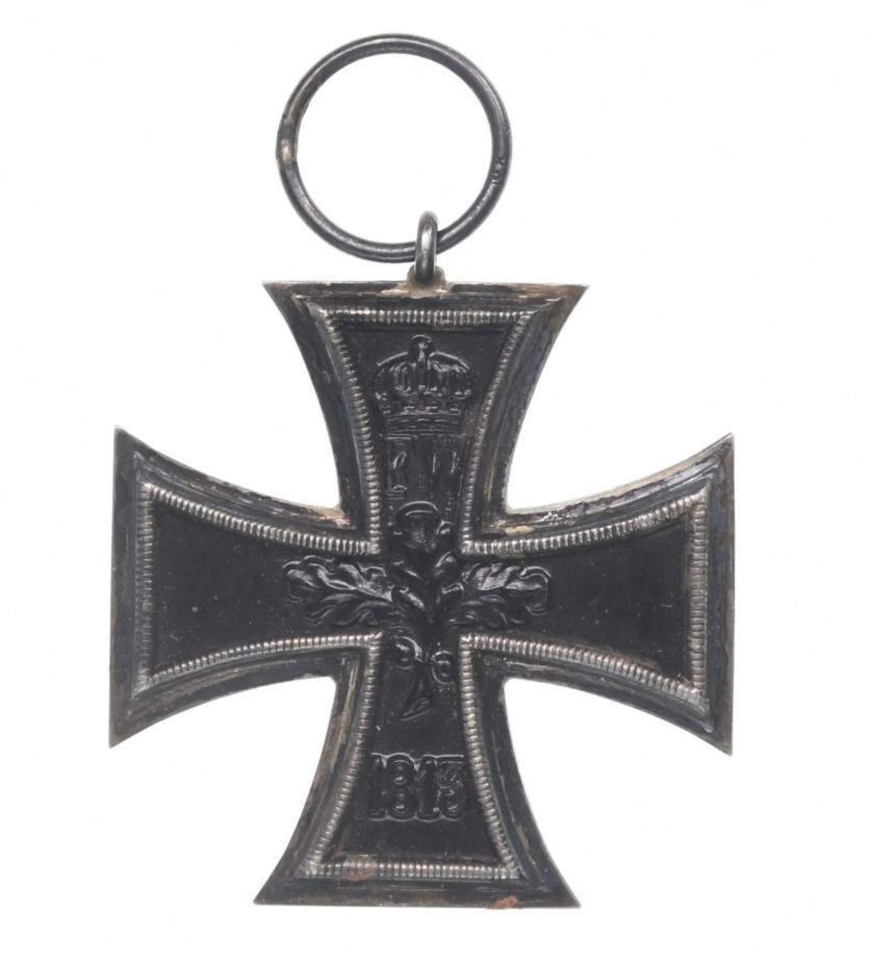 Prussia, 3 x Iron Cross 1914 2. Class, iron core, 2 x with band ring, 1 x label \\KO\\ in the band r