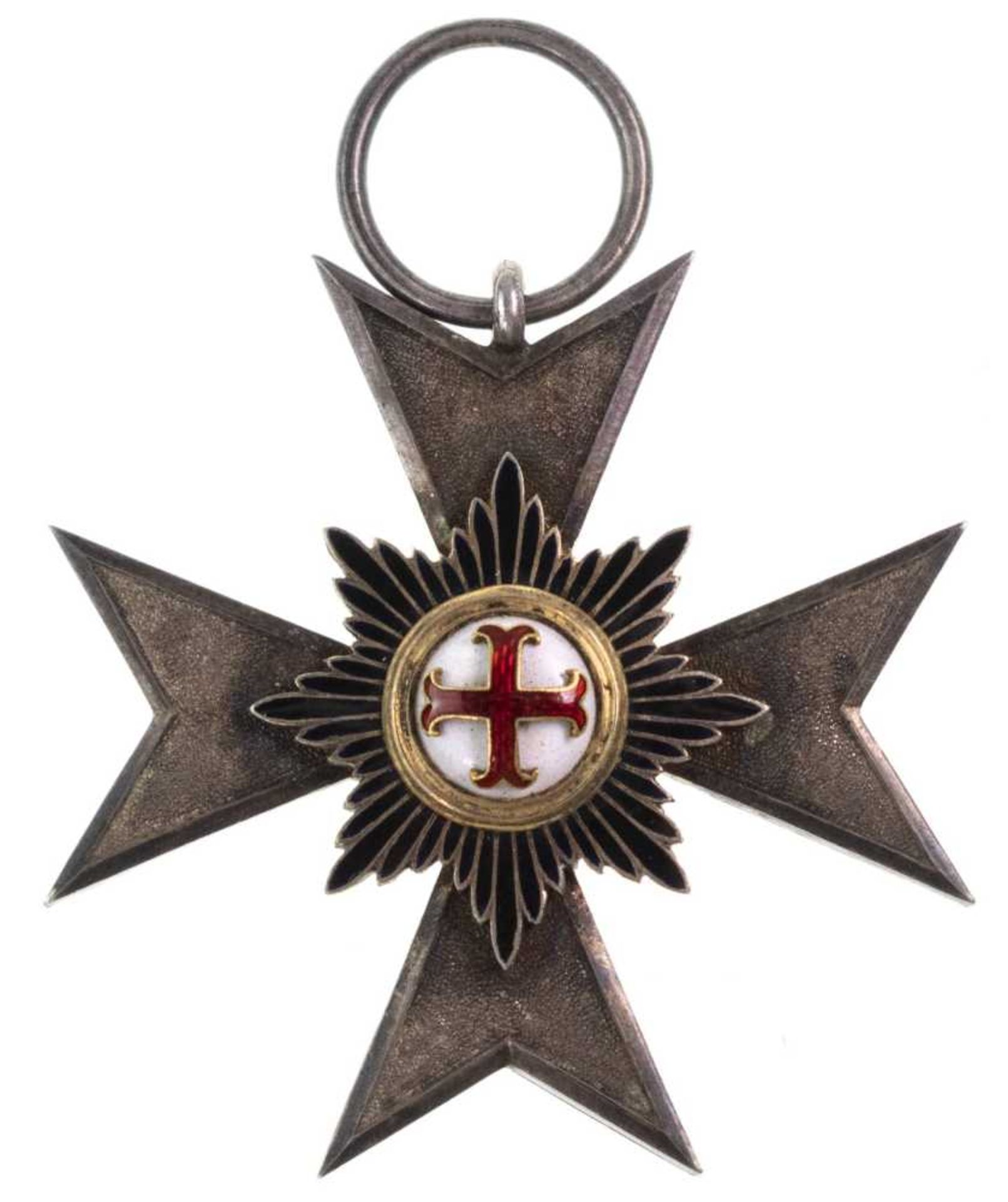 Waldeck und Pyrmont, Verdienstkreuz 4. Klasse, Silber, vergoldet, emailliert, OEK 2857, Zustand 2.